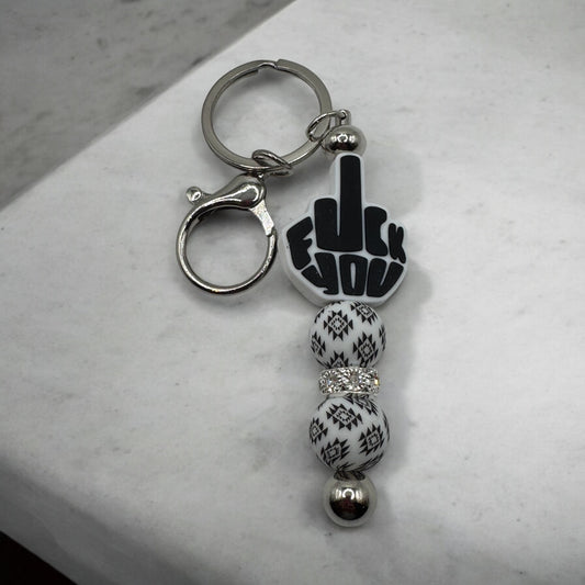 "F" You Middle Finger - Keychain