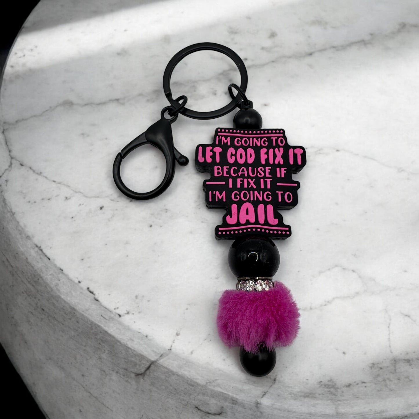 1 I'm Going to Let God Fix it -  Keychain