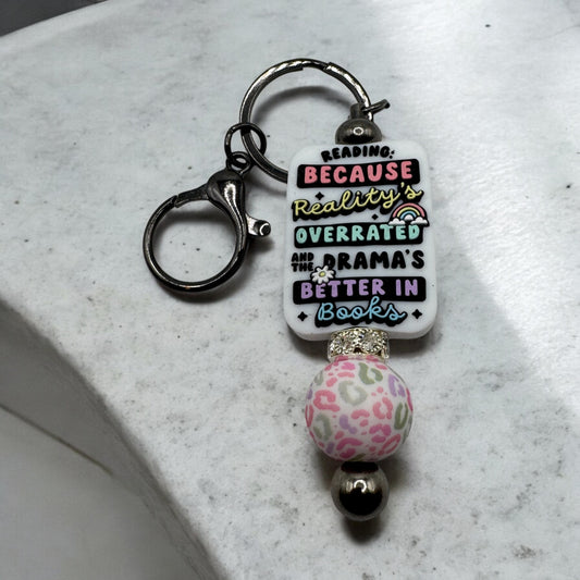 Book Lover Keychain