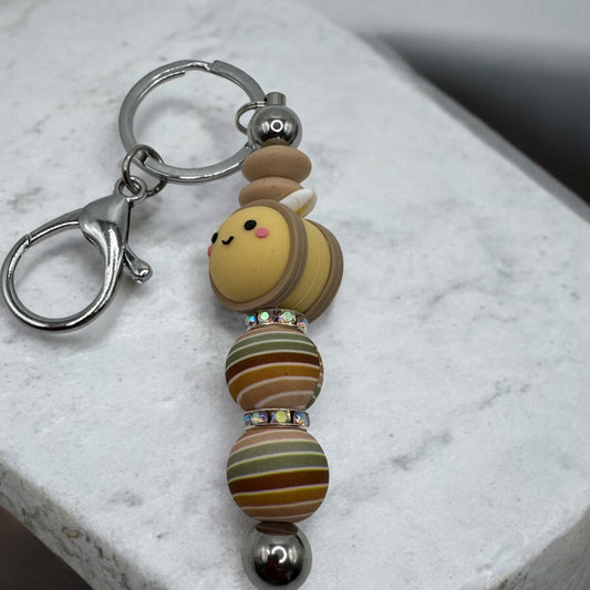 1 Cute Bumblebee - Keychain