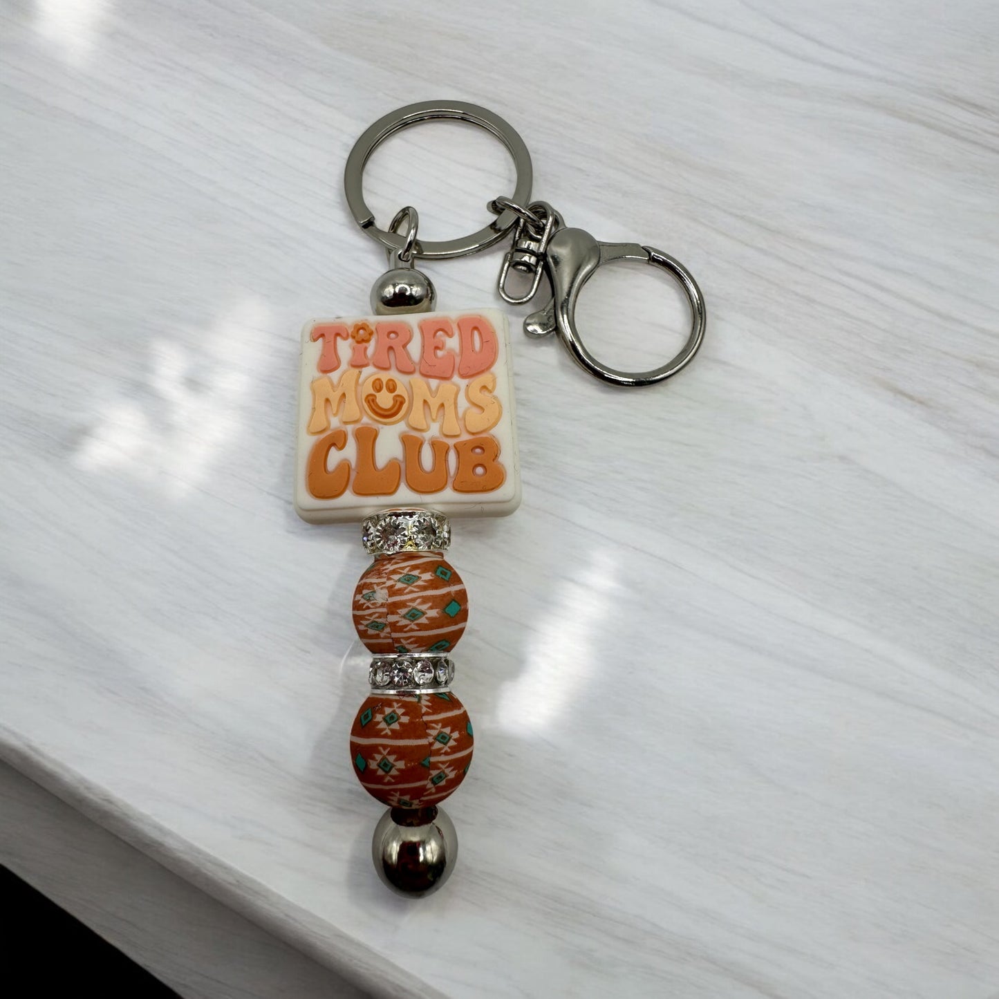 Tired Mom's Club - Keychain