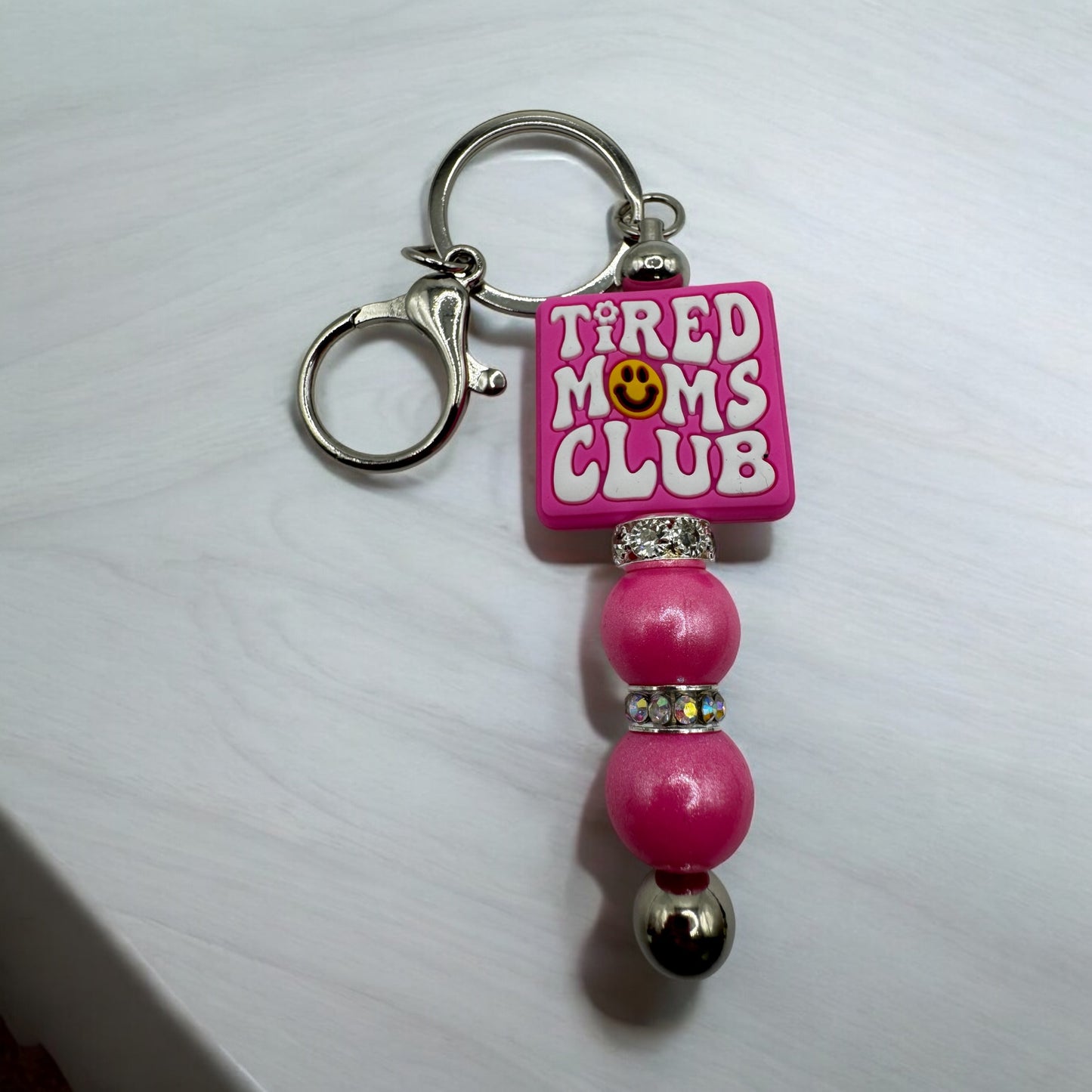 Tired Mom's Club - Keychain