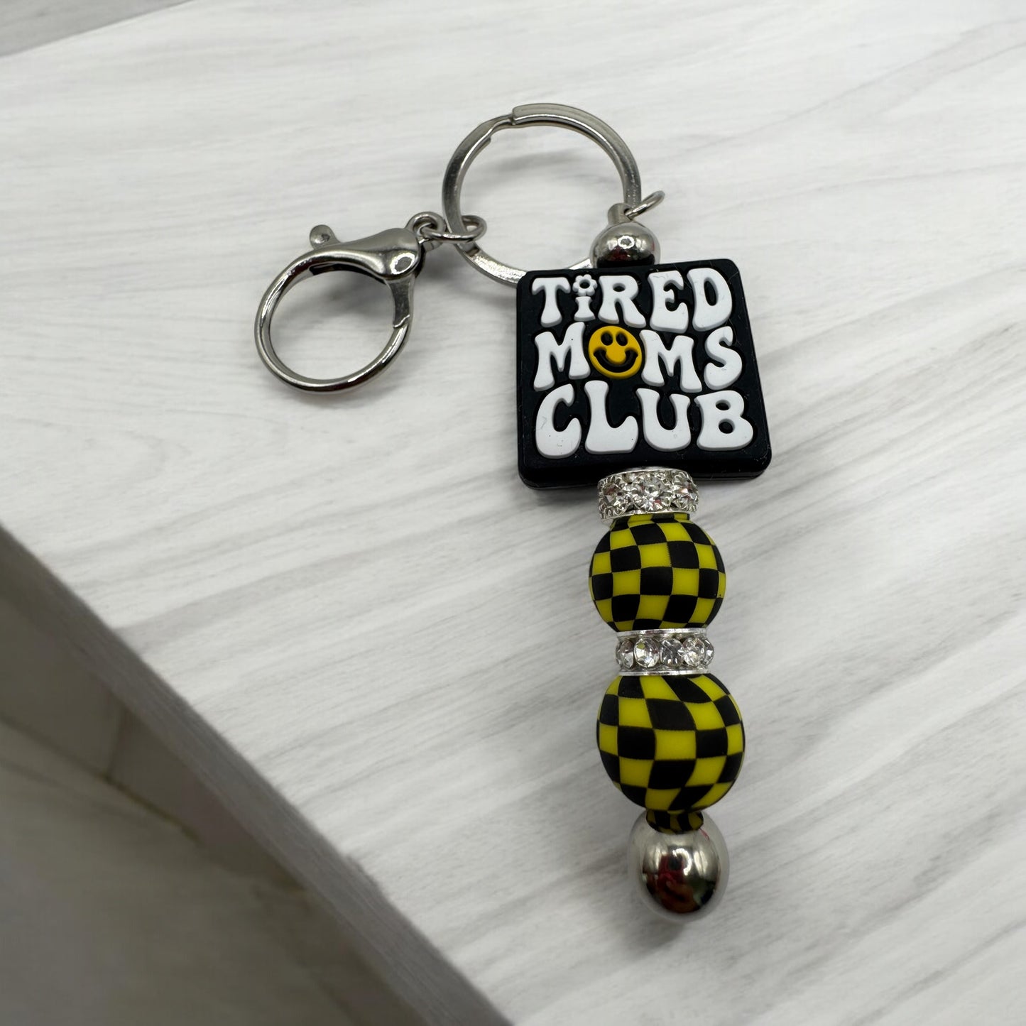 Tired Mom's Club - Keychain