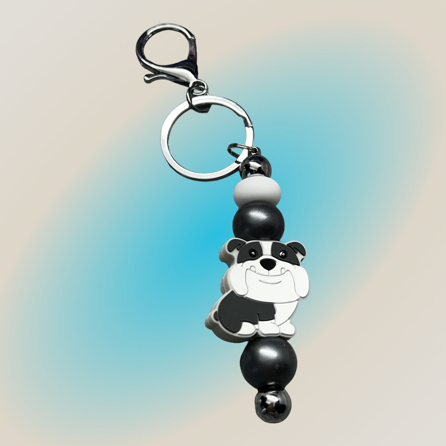 1 Dog Keychain