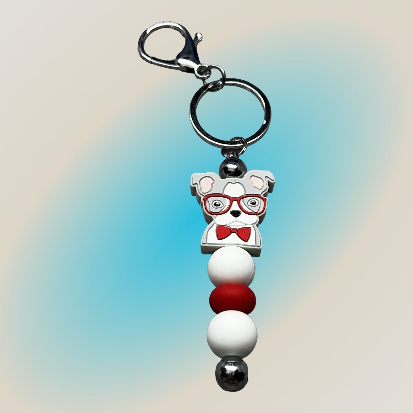 1 Dog Keychain