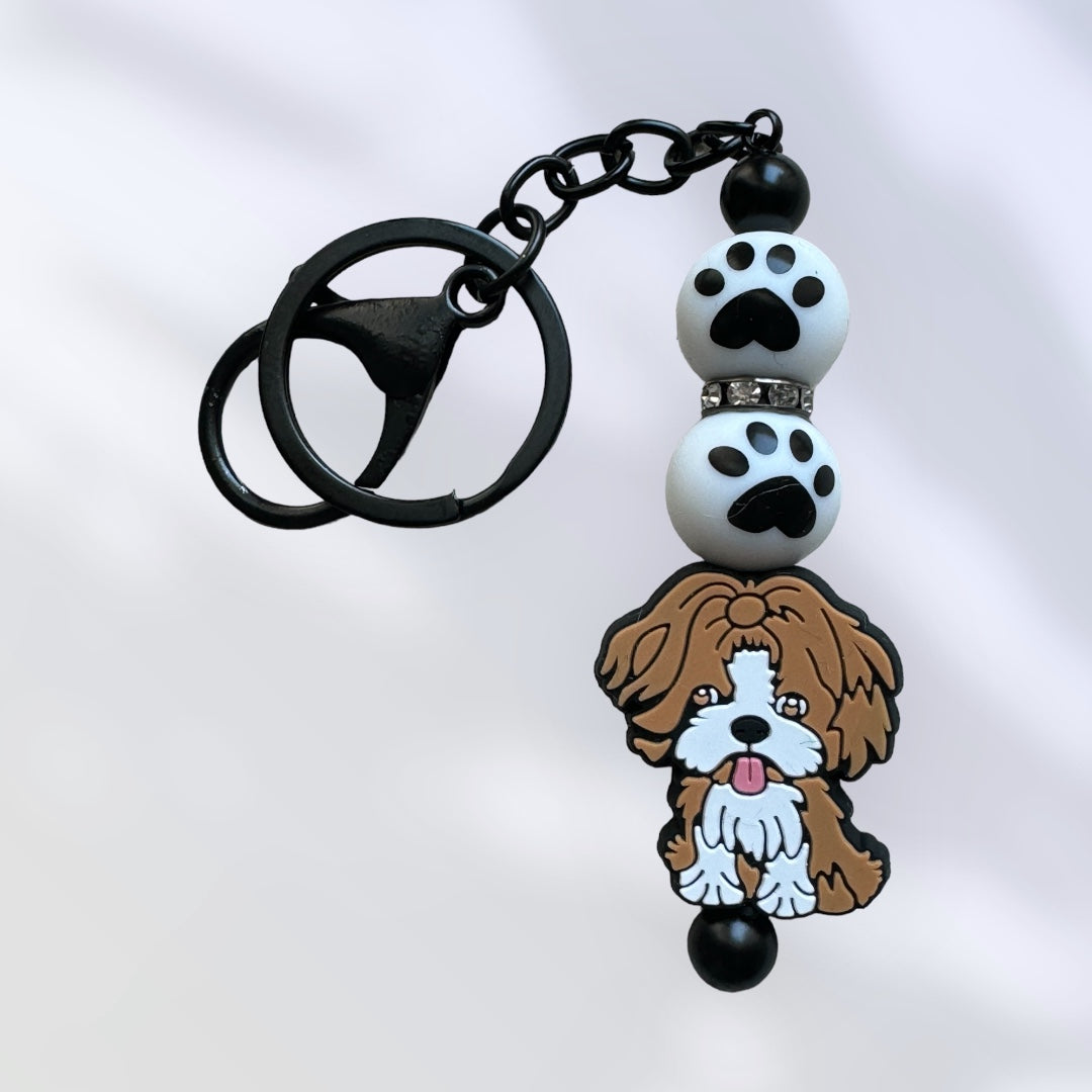 1 Dog Keychain